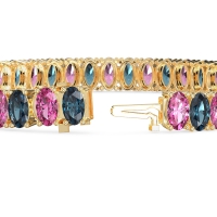Endless Oval Tennis Bracelet
