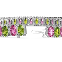 Endless Oval Tennis Bracelet