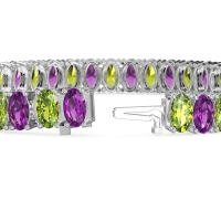 Endless Oval Tennis Bracelet