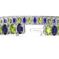 Endless Oval Tennis Bracelet