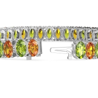 Endless Oval Tennis Bracelet