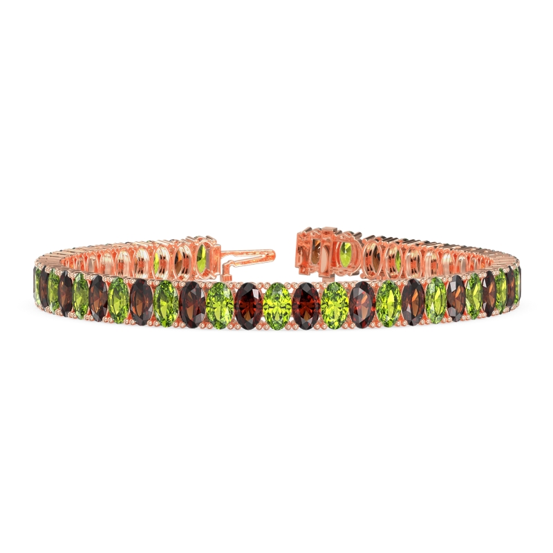 Endless Oval Tennis Bracelet