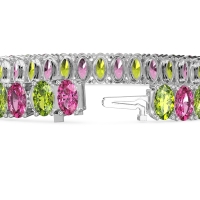 Endless Oval Tennis Bracelet