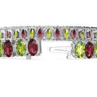 Endless Oval Tennis Bracelet