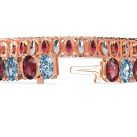 Endless Oval Tennis Bracelet