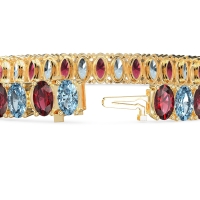 Endless Oval Tennis Bracelet