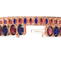 Endless Oval Tennis Bracelet