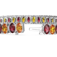 Endless Oval Tennis Bracelet