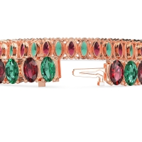 Endless Oval Tennis Bracelet