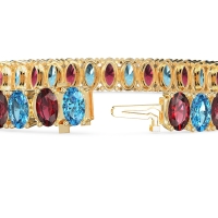 Endless Oval Tennis Bracelet