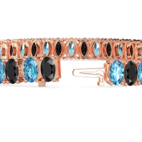 Endless Oval Tennis Bracelet