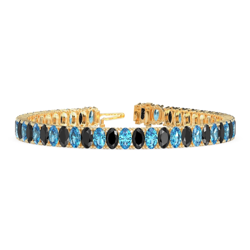 Endless Oval Tennis Bracelet