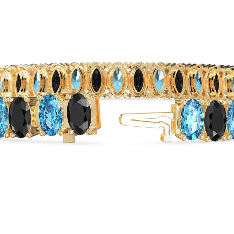 Endless Oval Tennis Bracelet