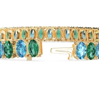 Endless Oval Tennis Bracelet