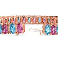 Endless Oval Tennis Bracelet