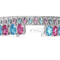 Endless Oval Tennis Bracelet