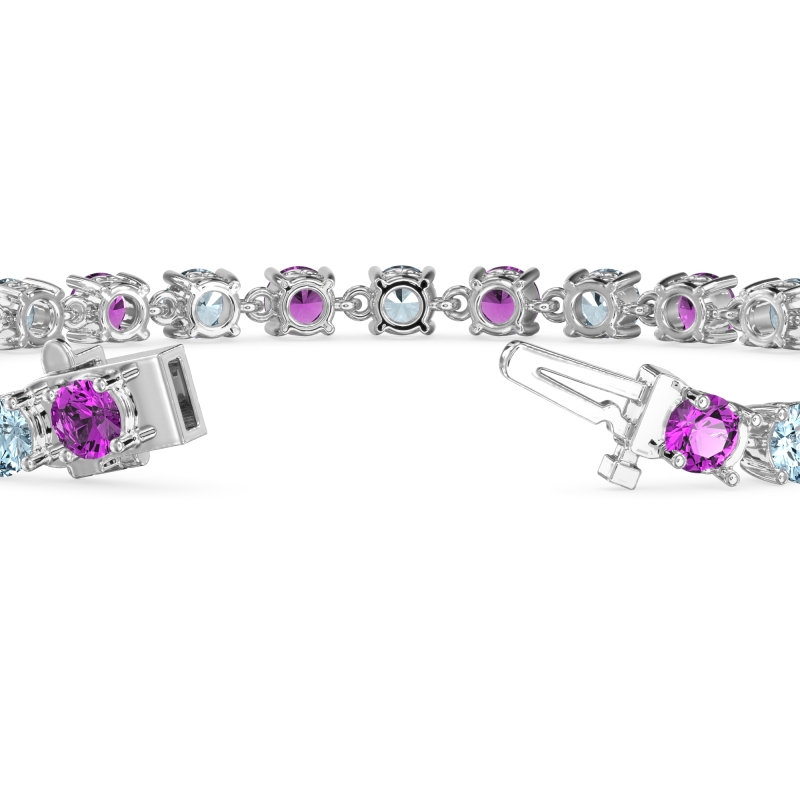 Secret Heart Tennis Bracelet