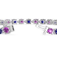 Secret Heart Tennis Bracelet