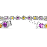 Secret Heart Tennis Bracelet