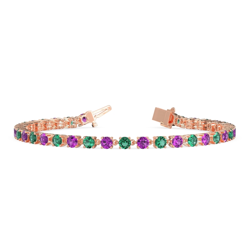 Secret Heart Tennis Bracelet