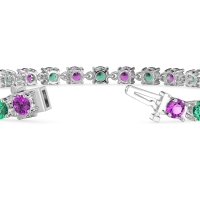 Secret Heart Tennis Bracelet
