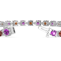 Secret Heart Tennis Bracelet