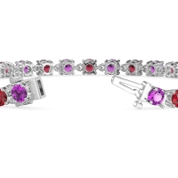 Secret Heart Tennis Bracelet