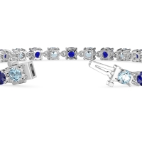 Secret Heart Tennis Bracelet