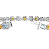 Secret Heart Tennis Bracelet
