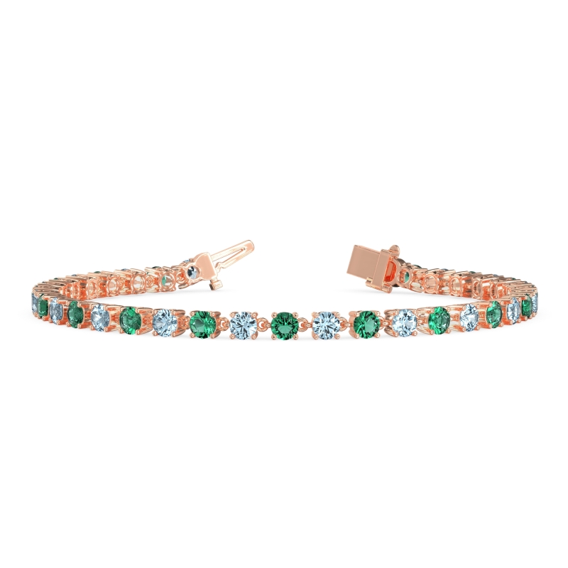 Secret Heart Tennis Bracelet