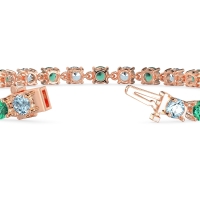 Secret Heart Tennis Bracelet