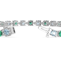 Secret Heart Tennis Bracelet