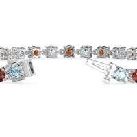 Secret Heart Tennis Bracelet