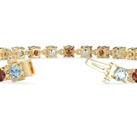 Secret Heart Tennis Bracelet