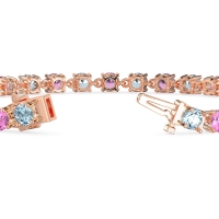 Secret Heart Tennis Bracelet