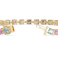 Secret Heart Tennis Bracelet