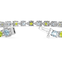 Secret Heart Tennis Bracelet