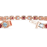 Secret Heart Tennis Bracelet