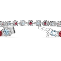 Secret Heart Tennis Bracelet