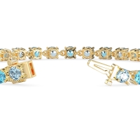 Secret Heart Tennis Bracelet