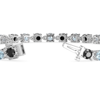 Secret Heart Tennis Bracelet