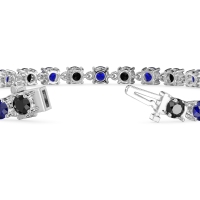 Secret Heart Tennis Bracelet