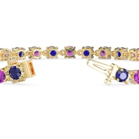 Secret Heart Tennis Bracelet