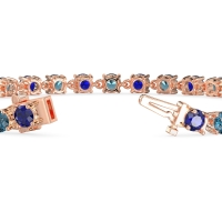 Secret Heart Tennis Bracelet