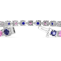 Secret Heart Tennis Bracelet