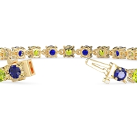 Secret Heart Tennis Bracelet