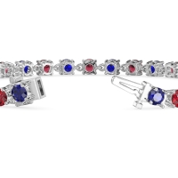 Secret Heart Tennis Bracelet
