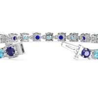 Secret Heart Tennis Bracelet