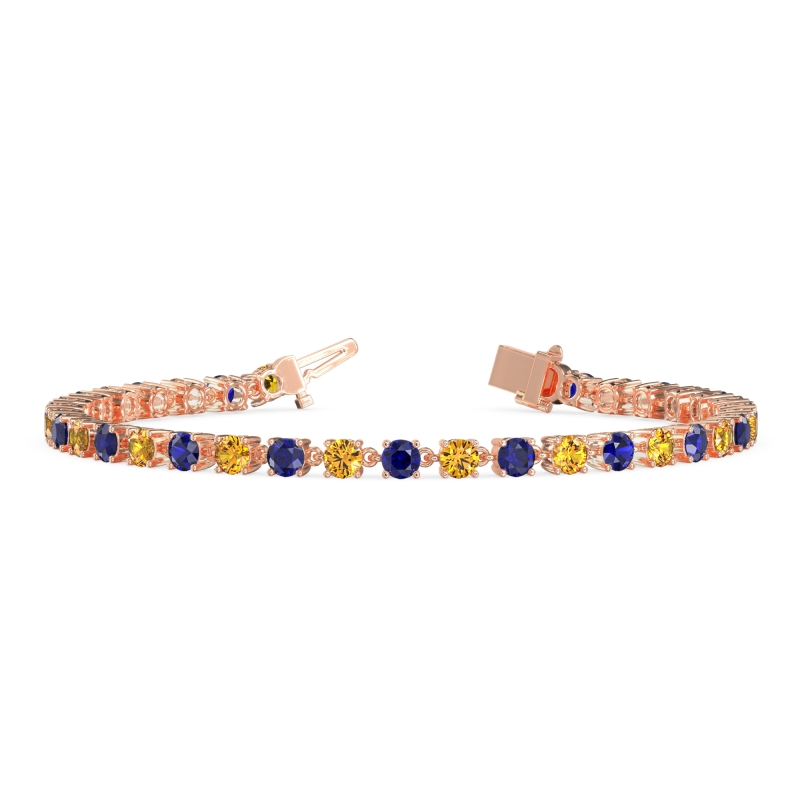 Secret Heart Tennis Bracelet