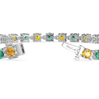 Secret Heart Tennis Bracelet